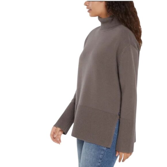 NWOT GAP Cotton Turtleneck Sweater | Brown - Picture 3 of 10